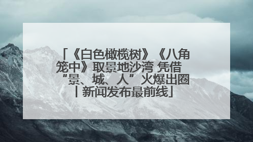 《白色橄榄树》《八角笼中》取景地沙湾 凭借“景、城、人”火爆出圈丨新闻发布最前线