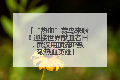 “热血”蒜鸟来啦！迎接世界献血者日，武汉用顶流IP致敬热血英雄