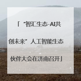 “智汇生态-AI共创未来”人工智能生态伙伴大会在济南召开