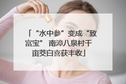 “水中参”变成“致富宝” 南漳八泉村千亩茭白喜获丰收