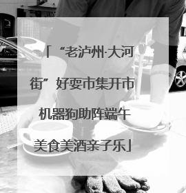 “老泸州·大河街”好耍市集开市 机器狗助阵端午美食美酒亲子乐