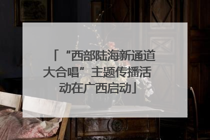 “西部陆海新通道大合唱”主题传播活动在广西启动