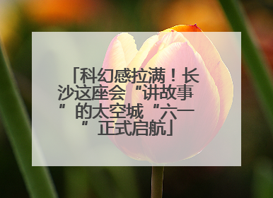 科幻感拉满！长沙这座会“讲故事”的太空城“六一”正式启航