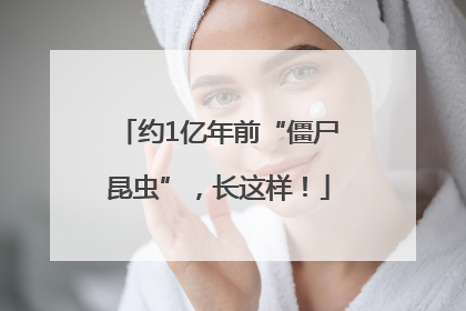 约1亿年前“僵尸昆虫”，长这样！