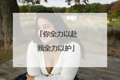 你全力以赴 我全力以护