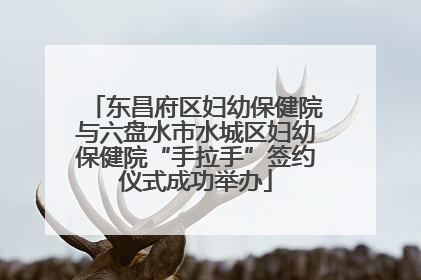 东昌府区妇幼保健院与六盘水市水城区妇幼保健院“手拉手”签约仪式成功举办