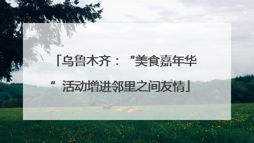 乌鲁木齐：“美食嘉年华”活动增进邻里之间友情
