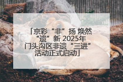 京彩“非”扬 焕然“遗”新 2025年门头沟区非遗“三进”活动正式启动