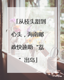 从枝头甜到心头，海南邮政快速助“荔”出岛