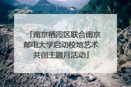 南京栖霞区联合南京邮电大学启动校地艺术共创主题月活动