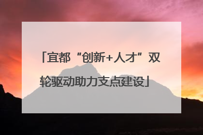 宜都“创新+人才”双轮驱动助力支点建设
