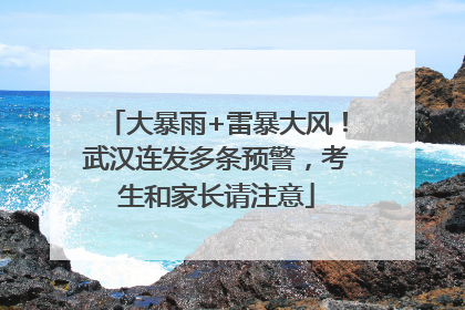 大暴雨+雷暴大风！武汉连发多条预警，考生和家长请注意
