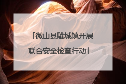 微山县驩城镇开展联合安全检查行动