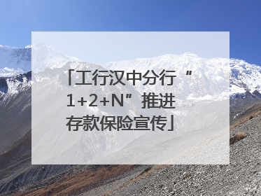 工行汉中分行“1+2+N”推进存款保险宣传