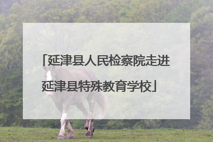 延津县人民检察院走进延津县特殊教育学校