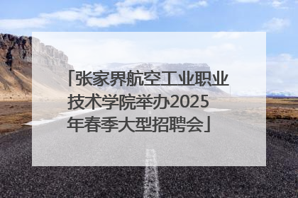 张家界航空工业职业技术学院举办2025年春季大型招聘会