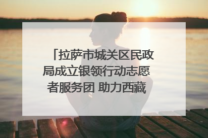 拉萨市城关区民政局成立银领行动志愿者服务团 助力西藏银发经济发展