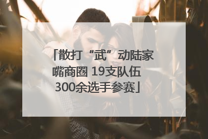 散打“武”动陆家嘴商圈 19支队伍300余选手参赛