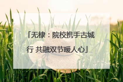 无棣：院校携手古城行 共融双节暖人心
