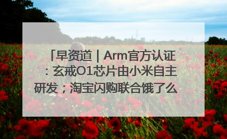 早资道｜Arm官方认证：玄戒O1芯片由小米自主研发；淘宝闪购联合饿了么日订单超4000万