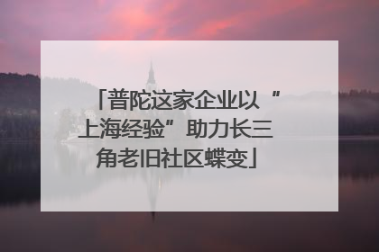 普陀这家企业以“上海经验”助力长三角老旧社区蝶变