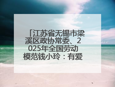 江苏省无锡市梁溪区政协常委、2025年全国劳动模范钱小玲：有爱的地方就是家