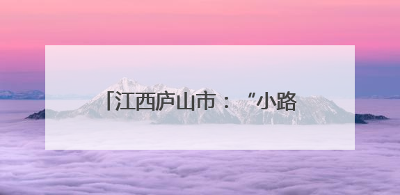 江西庐山市：“小路灯”点亮“大民生” 乡村振兴稳提速