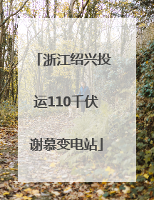 浙江绍兴投运110千伏谢慕变电站