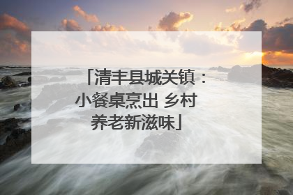 清丰县城关镇：小餐桌烹出 乡村养老新滋味