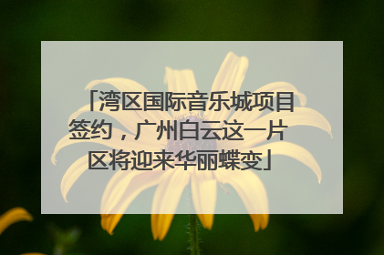 湾区国际音乐城项目签约，广州白云这一片区将迎来华丽蝶变