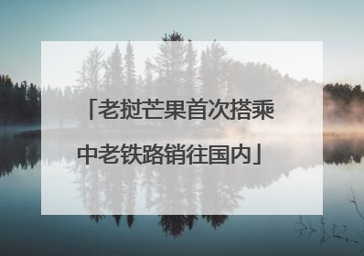 老挝芒果首次搭乘中老铁路销往国内