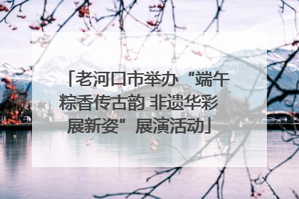 老河口市举办“端午粽香传古韵 非遗华彩展新姿”展演活动