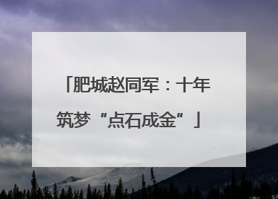 肥城赵同军：十年筑梦“点石成金”