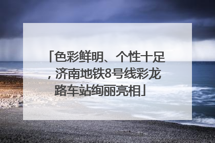 色彩鲜明、个性十足，济南地铁8号线彩龙路车站绚丽亮相