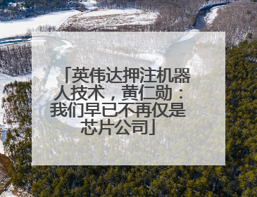 英伟达押注机器人技术，黄仁勋：我们早已不再仅是芯片公司
