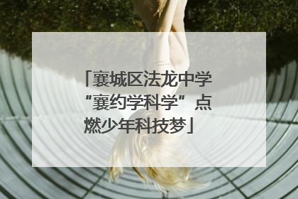 襄城区法龙中学“襄约学科学”点燃少年科技梦
