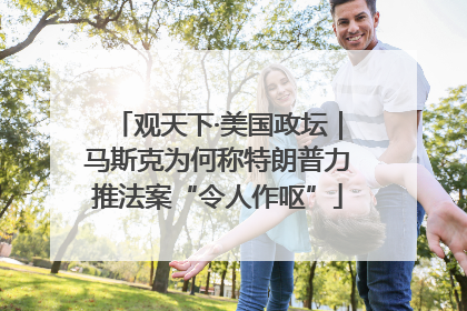 观天下·美国政坛｜马斯克为何称特朗普力推法案“令人作呕”