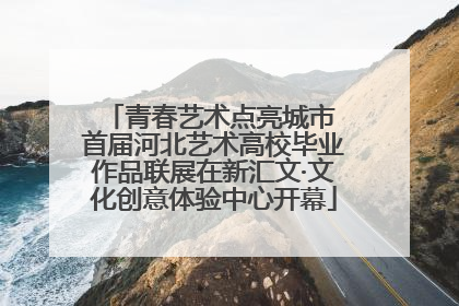 青春艺术点亮城市 首届河北艺术高校毕业作品联展在新汇文·文化创意体验中心开幕