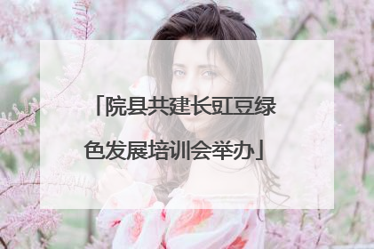 院县共建长豇豆绿色发展培训会举办