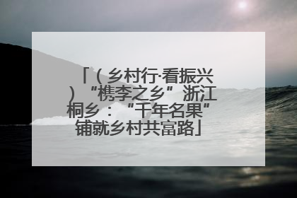 （乡村行·看振兴）“槜李之乡”浙江桐乡：“千年名果”铺就乡村共富路