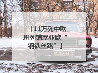 11万列中欧班列铺就亚欧“钢铁丝路”