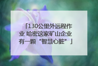 130公里外远程作业 哈密这家矿山企业有一颗“智慧心脏”