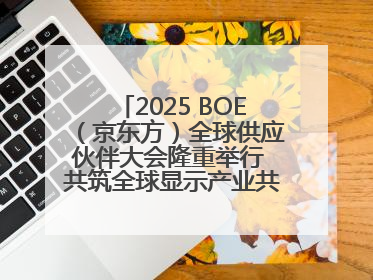 2025 BOE（京东方）全球供应伙伴大会隆重举行 共筑全球显示产业共生共赢新格局
