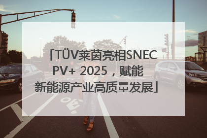 TÜV莱茵亮相SNEC PV+ 2025，赋能新能源产业高质量发展
